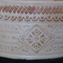 Trojprackový folklórny opasok,
