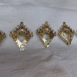 1,Mosadzné blanciare , výška 10cm, 